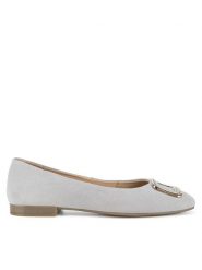 Lasocki Baleriny RST-ROMI-44 Szary. Szare baleriny Lasocki, bez wzorów, ze skóry, bez obcasa, bez zapięcia. Za 169.99 zł.