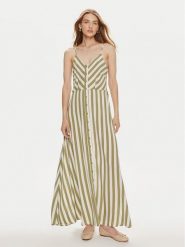 YAS Sukienka letnia Savanna 26035342 Zielony Regular Fit. Zielone sukienki YAS, m, bez wzorów, z wiskozy, bez kołnierzyka, bez ramiączek. Za 209.99 zł.