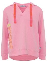 Zwillingsherz Bluza "Smile" w kolorze jasnoróżowym rozmiar: S/M. Różowe bluzy Zwillingsherz, m, bez wzorów, z bawełny, bez ramiączek, z kapturem. Za 189.29 zł.
