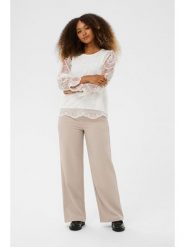 Cream Bluzka w kolorze białym rozmiar: 46. Białe bluzki Cream, bez wzorów, z koronki, bez kołnierzyka, bez ramiączek. Za 165.99 zł.