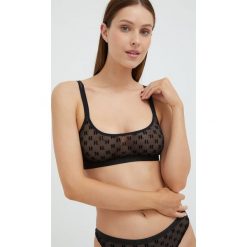Karl Lagerfeld biustonosz kolor czarny wzorzysty. Czarne biustonosze KARL LAGERFELD, bez wzorów. Za 329.99 zł.