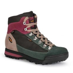 Buty Aku Ultra light Gtx 36520388 zielone. Zielone buty trekkingowe z gore-texu, bez zapięcia. Za 978.14 zł.