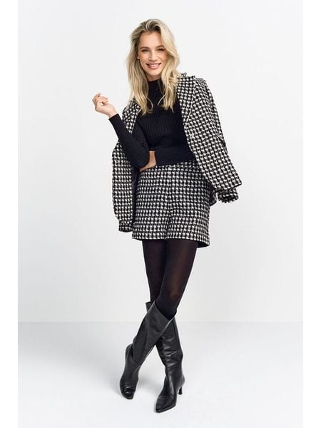 Rich & Royal Szorty w kolorze czarno-białym rozmiar: 34. Białe szorty Rich & Royal, bez wzorów. Za 195.99 zł.