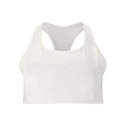 Biustonosz dla kobiet Athlecia Myolie. Białe biustonosze sportowe Athlecia, bez wzorów, z elastanu, na fitness i siłownię. Za 149.00 zł.