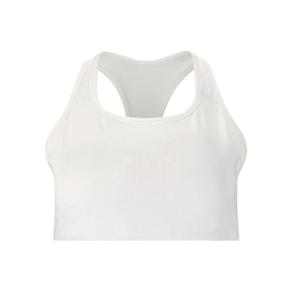 Biustonosz dla kobiet Athlecia Myolie. Białe biustonosze sportowe Athlecia, bez wzorów, z elastanu, na fitness i siłownię. Za 149.00 zł.