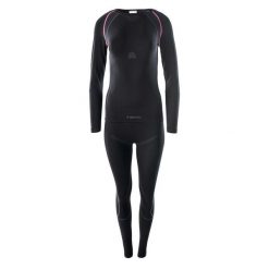 Bielizna termoaktywna damska zestaw bluza + spodnie legginsy Brugi 2RCG. Czarna bielizna termoaktywna damska Brugi, l, bez wzorów, bez kaptura. Za 178.35 zł.