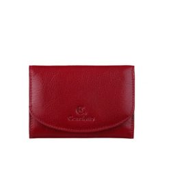 Czerwony damski portfel skórzany Canaletto – elegancja i funkcjonalność na co dzień PD1203cs165. Czerwone portfele bez wzorów, ze skóry. Za 165.00 zł.