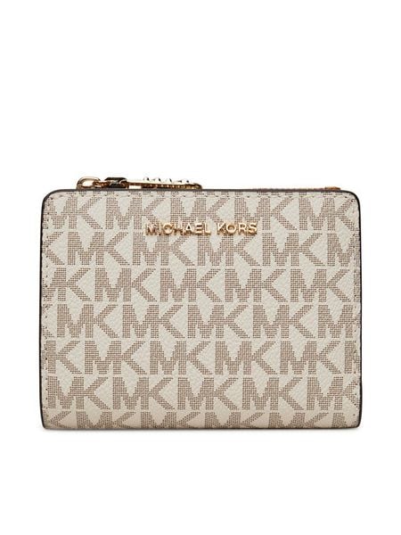 MICHAEL Michael Kors Portfel 32S5G8ED7V Écru. Portfele MICHAEL Michael Kors, bez wzorów, ze skóry. Za 379.99 zł.