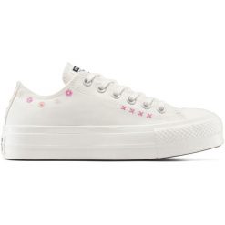 Buty sportowe Converse Chuck Taylor All Star Lift. Białe buty treningowe Converse, bez wzorów, bez zapięcia. Za 490.00 zł.