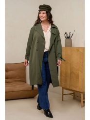 Curvy Lady Trencz w kolorze khaki rozmiar: 48/50. Brązowe płaszcze Curvy Lady, bez wzorów, z tkaniny, klasyczne, bez kaptura. Za 167.28 zł.