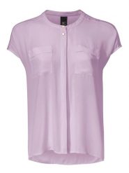 Heine Bluzka w kolorze lawendowym rozmiar: 38. Różowe bluzki Heine, bez wzorów, bez kołnierzyka, bez ramiączek. Za 82.83 zł.