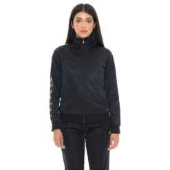 Damen-Bluza aus Triacetat mit Leone 1947 Gold Studs-Logobändern. Czarne bluzy LEONE 1947 APPAREL, bez wzorów, z elastanu, bez kaptura, na fitness i siłownię. W wyprzedaży za 144.93 zł.