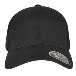 110 Czapka Z Daszkiem Ripstop Z Haftem. Czarne czapki z daszkiem FLEXFIT, bez wzorów. Za 96.99 zł.