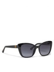 Guess Okulary przeciwsłoneczne GU7600 Czarny. Czarne okulary przeciwsłoneczne Guess, z aplikacjami, z tworzywa sztucznego, plastikowe. Za 359.99 zł.