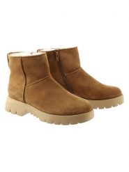 Högl Skórzane botki "Anton" w kolorze karmelowym rozmiar: 39. Brązowe botki Högl, bez wzorów, z wełny, bez obcasa, bez zapięcia. Za 523.38 zł.