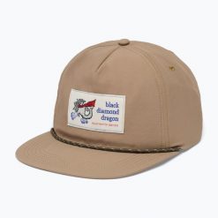 Czapka z daszkiem Black Diamond Synthetic Rope. Brązowe czapki z daszkiem Black Diamond, bez wzorów, sportowe. Za 159.99 zł.
