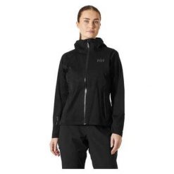 Damska kurtka wodoodporna Helly Hansen Momentum 3L Stretch. Czarne kurtki Helly Hansen, l, bez wzorów, bez kaptura. Za 801.99 zł.