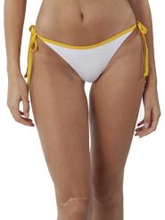 Figi damskie Barts Octavie Thong. Białe majtki sportowe Barts, l, bez wzorów, z materiału. Za 139.00 zł.