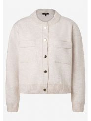 More & More Kardigan w kolorze kremowym rozmiar: 40. Brązowe swetry More & More, bez wzorów, z wełny, bez ramiączek. Za 145.95 zł.