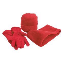 Zestaw Czapka, Rękawiczki I Szalik Polartherm. Czerwone szaliki i kominy RESULT WINTER ESSENTIALS, bez wzorów, sportowe. Za 74.99 zł.