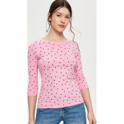 Dopasowana bluzka - Różowy. Bluzki marki Sinsay. Za 29.99 zł.