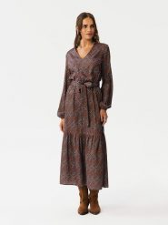 Stylove Sukienka ze wzorem rozmiar: L. Sukienki Stylove, na co dzień, l, bez wzorów, z tkaniny, bez kołnierzyka, bez ramiączek, maxi, proste. Za 220.12 zł.