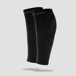Podkolanówki kompresyjne nylonowe czarne. Czarne skarpetki GYMBEAM, bez wzorów, z elastanu. Za 35.99 zł.