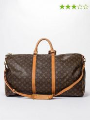 Louis Vuitton Torba podróżna "Keepall Bandouliere 60" w kolorze brązowym - 60 x 26 x 31 cm rozmiar: onesize. Brązowe torby podróżne Louis Vuitton, bez wzorów, z materiału, przez ramię. Za 4,083.95 zł.