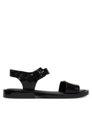 Melissa Sandały Mar Sandal II Ad 33815 Czarny. Czarne sandały Melissa, bez wzorów, z tworzywa sztucznego, bez obcasa, na płaskiej podeszwie, bez zapięcia. Za 290.99 zł.