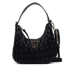 Torebka Guess. Czarne torebki klasyczne Guess, z aplikacjami, klasyczne, bez dodatków. Za 284.99 zł.