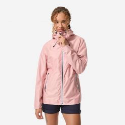 Kurtka żeglarska damska Decathlon Sailing 100. Czerwone kurtki Decathlon, s, bez wzorów, z materiału, sportowe, bez kaptura. Za 129.99 zł.