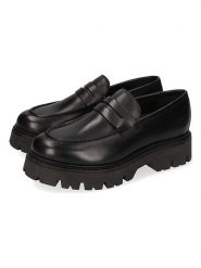 MELVIN & HAMILTON Skórzane mokasyny "Thelia 7" w kolorze czarnym rozmiar: 42. Czarne mokasyny Melvin & Hamilton, bez wzorów. Za 491.99 zł.