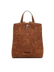Desigual Plecak Oasis 24WAKP25 Brązowy. Brązowe plecaki Desigual, bez wzorów, ze skóry, bez dodatków. Za 179.99 zł.