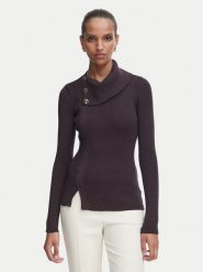 Rinascimento Sweter CFM0012355003 Brązowy ciemny Slim Fit. Brązowe swetry Rinascimento, m, bez wzorów, z syntetyku, bez ramiączek. Za 519.99 zł.