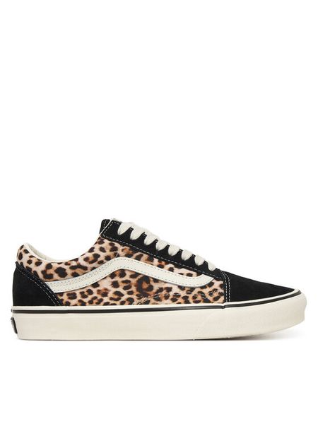 Vans Tenisówki Old Skool VN000E8WYY61 Czarny. Czarne trampki Vans, bez wzorów, z materiału, bez zapięcia. Za 275.99 zł.