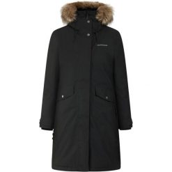Parka dla kobiet Didriksons Erika. Czarne płaszcze Didriksons, na jesień, xl, bez wzorów, eleganckie, bez kaptura. Za 1,277.00 zł.