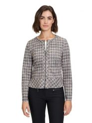 Betty Barclay Kurtka przejściowa w kolorze beżowo-szarym rozmiar: 42. Szare kurtki Betty Barclay, bez wzorów, bez kaptura. Za 258.52 zł.