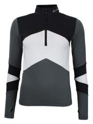 Peak Mountain Koszulka funkcyjna "Athos" w kolorze antracytowo-czarnym rozmiar: L. Czarne t-shirty sportowe Peak Mountain, l, bez wzorów, z materiału, bez ramiączek, outdoorowe. Za 132.67 zł.
