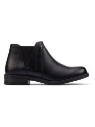Clarks Sztyblety "Demi2 Beat" w kolorze czarnym rozmiar: 39. Czarne botki Clarks, bez wzorów, sportowe, bez zapięcia. Za 152.98 zł.