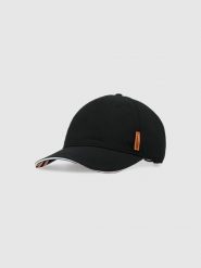 4F Czapka z daszkiem z regulacją ze stoperem uniseks - czarna L/XL. Czarne czapki z daszkiem 4f, na lato, bez wzorów, z syntetyku, sportowe. W wyprzedaży za 59.99 zł.