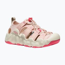 Sandały damskie KEEN Hyperport H2. Czerwone sandały Keen, bez wzorów, sportowe, bez obcasa, bez zapięcia. Za 399.99 zł.