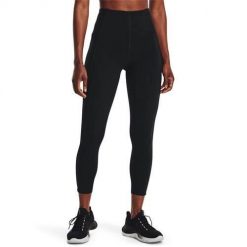 Spodnie treningowe damskie Under Armour Meridian Ankle. Czarne spodnie dresowe Under Armour, bez wzorów. Za 429.99 zł.
