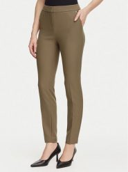 HUGO Spodnie materiałowe Hagonia-1 50539991 Brązowy jasny Slim Fit. Brązowe spodnie materiałowe Hugo, bez wzorów, z materiału. Za 549.99 zł.