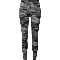 Damskie legginsy Urban Classic stripe. Czarne legginsy Urban Classics, bez wzorów, z bawełny. Za 84.65 zł.