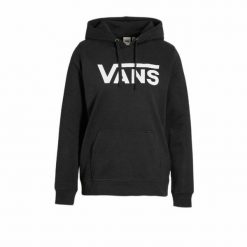 Bluza z kapturem Damska Vans Logo Hoo-B Czarny. Czarne bluzy Vans, m, bez wzorów, z bawełny, z kapturem. Za 307.75 zł.