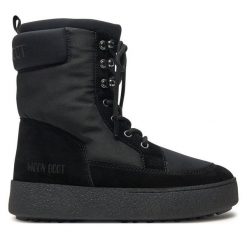 Śniegowce Moon Boot. Czarne śniegowce Moon Boot, bez wzorów, bez zapięcia. Za 899.99 zł.