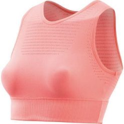 Biustonosz Skins DNAmic Square Seamless. Czerwone biustonosze sportowe Skins, bez wzorów, na fitness i siłownię. Za 230.50 zł.
