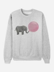 WOOOP Bluza "Jumbo Bubble Gum" w kolorze szarym rozmiar: XXL. Szare bluzy bez kaptura Wooop, xxl, bez wzorów, bez kaptura. Za 92.45 zł.
