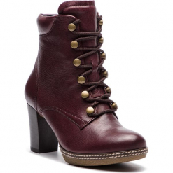 Botki GABOR - 92.875.68 Merlot. Czerwone botki Gabor, z materiału. Za 669.00 zł.