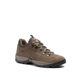 Buty trekkingowe Olang Dakota Tex. Brązowe buty trekkingowe Olang, bez wzorów, bez zapięcia. W wyprzedaży za 456.00 zł.